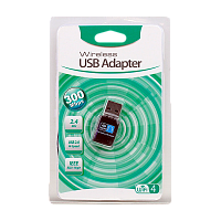 Wi-Fi адаптер Без бренда WD-3505B 2.4 ГГц 150Мбит USB 802.11 без антенны черный (1/500) 