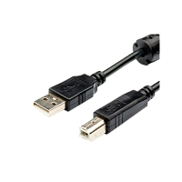 Кабель Atcom USB (m)-USB B (m) 1.5м силикон стаб.напр. черный (1/250)
