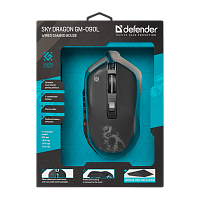 Мышь проводная Defender GM-090L Sky Dragon игровая USB черный (1/40)