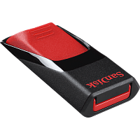 Флеш-накопитель SanDisk Cruzer Edge CZ51 64GB USB2.0 пластик черный красный