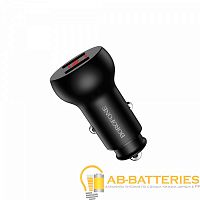 Автомобильное З/У Borofone BZ9A 2USB 3.1A черный (1/36/144)  | Ab-Batteries | Элементы питания и аксессуары для сотовых оптом
