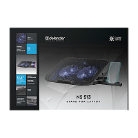Подставка Defender NS-513 для ноутбуков 2 вентилятора (1/10)