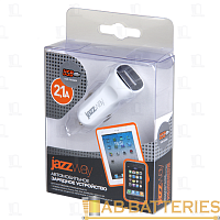Автомобильное З/У JAZZway iP-2100 1USB 2.1A белый 