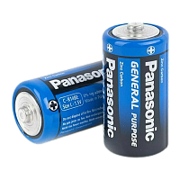 Батарейка Panasonic GENERAL Purpose R14 C Shrink 2 1.5V (2/24/480)