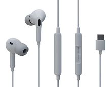 Наушники внутриканальные MORE CHOICE G29a с микр. регулировка громкости Type-C белый (1/31/310)