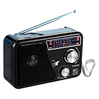 Радиоприемник DEESPI S1207 RE-13 пластик Jack3.5, Type-C AM/FM/SW/USB/AUX/MicroSD черный (1/60)