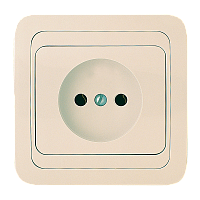 Розетка Makel Mimoza 1гн. кремовый 25002 (1/12)