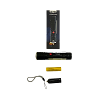 Фонарь универсальный Без бренда H-684z от аккумулятора ZOOM черный