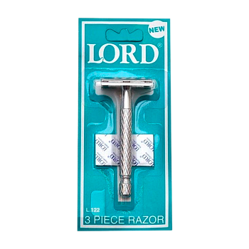 Бритва классическая Т-образная Lord +1 лезвие L122 1шт. (1/12) 