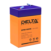 Аккумулятор свинцово-кислотный Delta DTM 6045 6V 4.5Ah (1/20) 