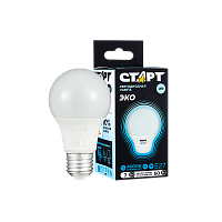 Лампа светодиодная Старт GLS E27 7W 4000К 220V груша Black матовая (1/10/100)