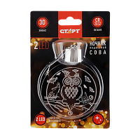 Ночник Старт Сова 2LED 3D (1/24/96)