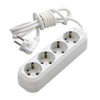 Удлинитель Makel 4р.С/З 16A 2.0м IP20 белый MGP152 (1/12)