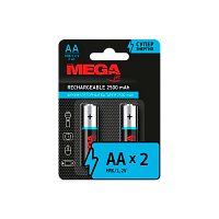 Аккумулятор предзаряженный RTU Promega HR6 AA BL2 NI-MH 2500mAh (2/24/384) 