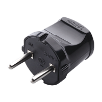 Вилка электрическая Makel черный 10051 (1/50)