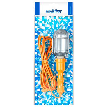 Светильник переносной Smartbuy 220V Колба А E27 IP20 с проводом 10м. (1/20)