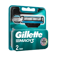 Сменные кассеты Gillette "MACH3" 3 лезвия 1шт. (цена за 1 шт) (1/10) 