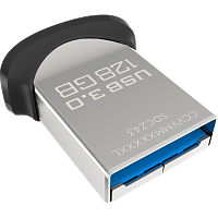 Флеш-накопитель SanDisk Ultra Fit CZ43 128GB USB3.0 пластик черный