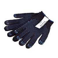 Перчатки Рыжий кот ХБ 4 нити 1 пара черный (1/10/200)