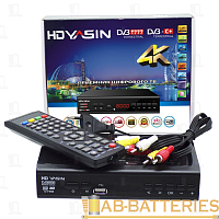 Приставка для цифрового ТВ YASIN Y-8000 DVB-T/T2 металл черный (1/60)