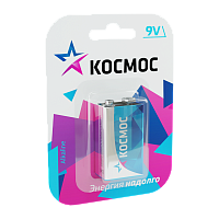 Батарейка Космос MAX Крона 6LR61 BL1 Alkaline 9V (1/12/120)