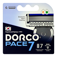 Сменные кассеты DORCO "PACE7" 7 лезвий 4шт. (цена за 1 шт) (4/96)