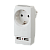 Разветвитель ЭРА SP 1р.С/З 16A 2USB белый (1/10/60)