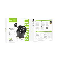 Наушники вставные HOCO EW52 bluetooth 5.3 с микр. черный (1/20/200)
