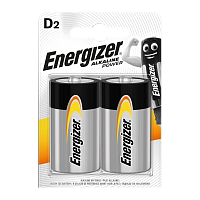 Батарейка Energizer Alkaline power LR20 D BL2 Alkaline 1.5V (2/12)