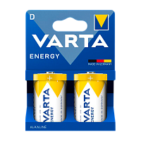 Батарейка Varta ENERGY LR20 D BL2 Alkaline 1.5V (4120) (2/12/60) 