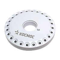 Фонарь туристический Космос 3031 24LED от батареек диск белый (1/12/36)