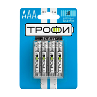 Батарейка Трофи LR03 AAA BL8 Alkaline 1.5V (8/80/640/30720)