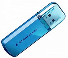 Флеш-накопитель Silicon Power Helios 101 8GB USB2.0 металл голубой  | Ab-Batteries | Элементы питания и аксессуары для сотовых оптом