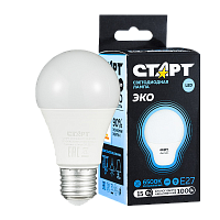 Лампа светодиодная Старт GLS E27 15W 6500К 220V груша Black матовая (1/10/100)