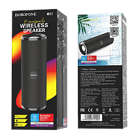 Портативная колонка Borofone BR1 bluetooth 5.0 черный (1/60) 