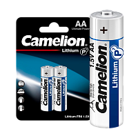 Батарейка Camelion FR6 AA BL2 Lithium 1.5V (2/24/432) 