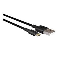 Кабель MORE CHOICE K14i USB (m)-Lightning (m) 1м 2.0A TPE черный
