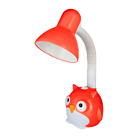 Светильник настольный Camelion KD-380 40W 230V E27 на основании с выключателем красный (1/12)