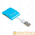 Картридер Smartbuy 713 USB2.0 SD/microSD/MS/M2 синий (1/5)