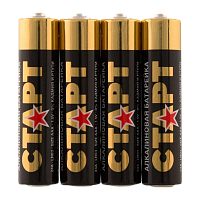 Батарейка Старт LR03 AAA Shrink 4 Alkaline 1.5V (4/40/720)