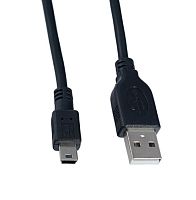 Кабель Perfeo USB2.0 (m)-miniUSB (m) 5м черный (1/20)