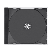 Футляр для CD Box Jewel Case (10мм) черный трей