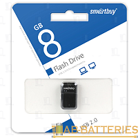 Флеш-накопитель Smartbuy ART 8GB USB2.0 пластик черный