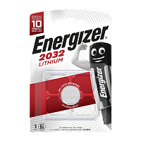 Батарейка Energizer CR2032 BL1 Lithium 3V (1/10/140)