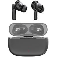 Наушники внутриканальные GoPower MetalCase bluetooth 5.4 с микр. ANC+ENC черный графит (1/50)