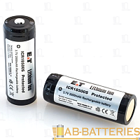Аккумулятор Li-ion ET 18500 Б/УП 2000mAh без защиты 