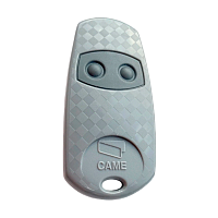 Пульт Д/У CAME TOP-432EE для ворот, шлагбаумов серый