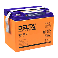 Аккумулятор свинцово-кислотный Delta GEL 12-33 12V 33Ah 