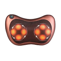 Массажная роликовая подушка Massage Pillow 8028 для шеи и спины Car&Home 8 роликов (25)
