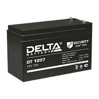 Аккумулятор свинцово-кислотный Delta DT 1207 12V 7Ah (1/5) 